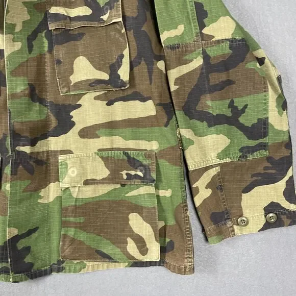 US Air Force Camo Sz Medium R Jacket Staff Sargent - Picture 4 of 16